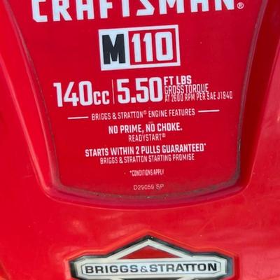 Craftsman M110 Push Mower