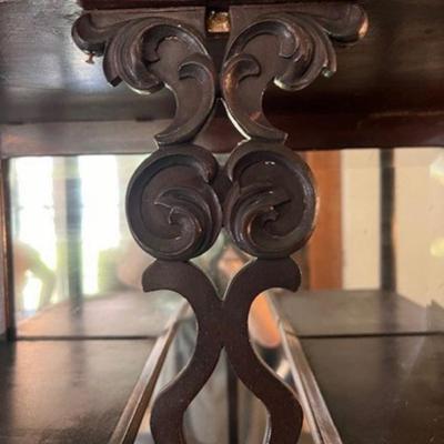 Art Nouveau Mahogany Etagere