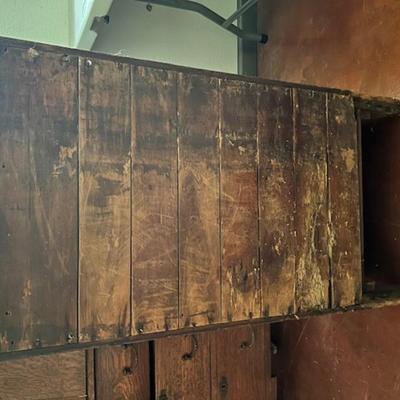 Antique Printer's Cabinet