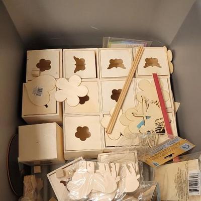 Wooden Arts and crafts bundle