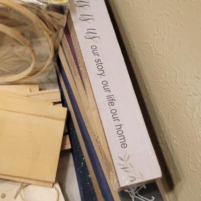 Wooden Arts and crafts bundle