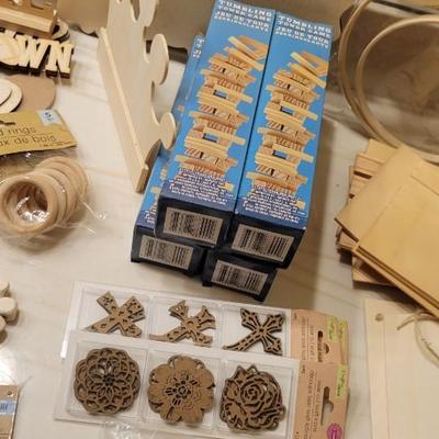 Wooden Arts and crafts bundle