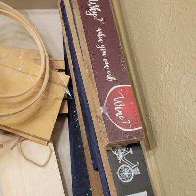 Wooden Arts and crafts bundle