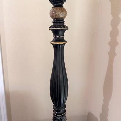 Black & Gold Embellished Floor Lamp ~ #1