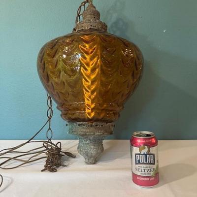 Mid-Century Swag Lamp