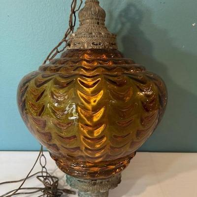Mid-Century Swag Lamp