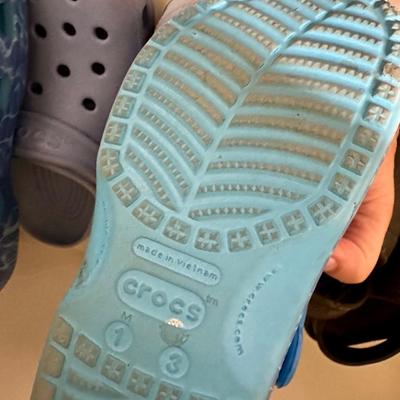 Lot of Children Crocs Shoes Size 1-3 Some like new
