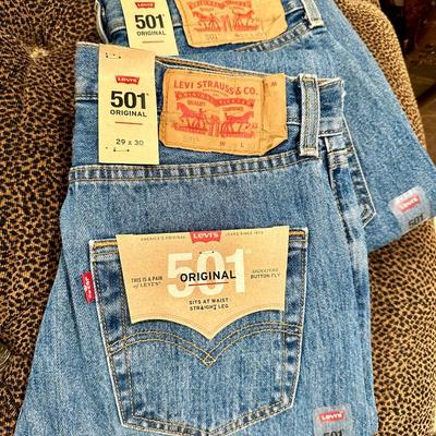 2 Pair of Levis 501 Jeans Size 29x30