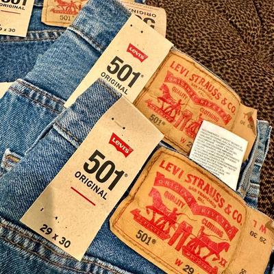 3 pair of Levis 501 Jeans Size 29x30