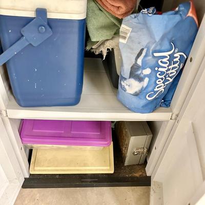 Garage Cabinet & Contents - Full of Goodies, Everything in photos included!!!!! Check it out!!