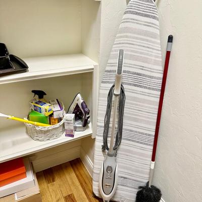 Cleaning Supplies, Iron, Ironing board and more!