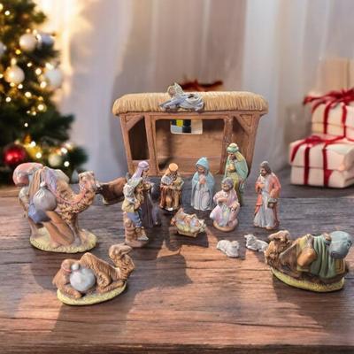 Ceramic Nativity Set