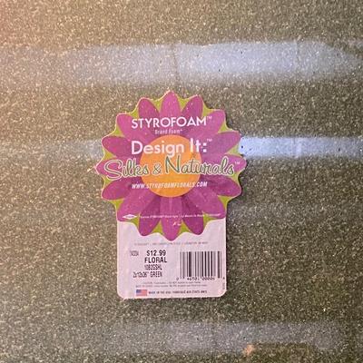 Silk and Natural Styrofoam Sheets