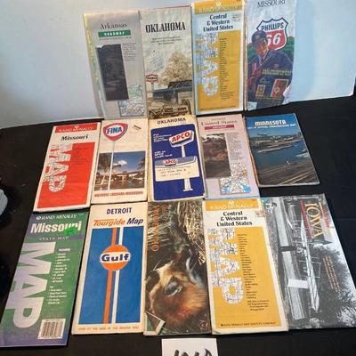 Vintage Map Lot