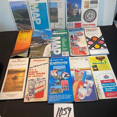Vintage Map Lot