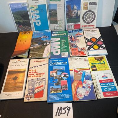 Vintage Map Lot
