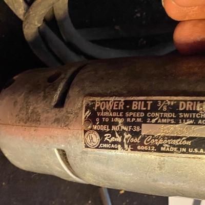 Power-Bilt 3/8 “ Drill