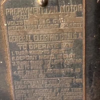 Vintage General Electric Fan
