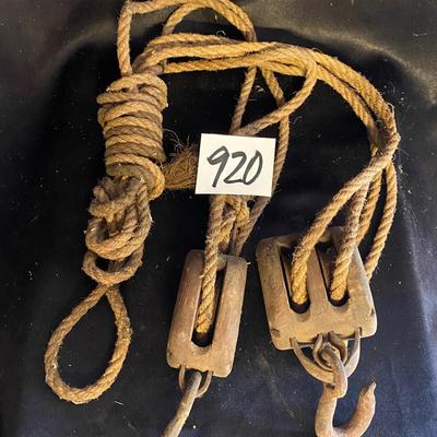 Vintage Block and Tackle