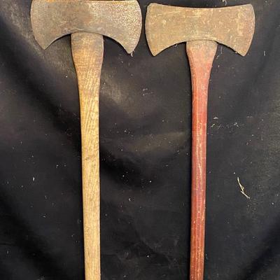 Vintage Double Bit Axe Lot