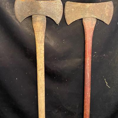 Vintage Double Bit Axe Lot
