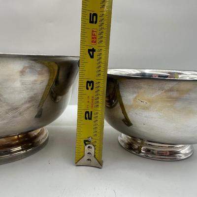 Paul Revere Reproduction and Reed & Barton Bowls