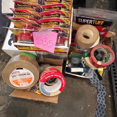 S35 large lot of tape