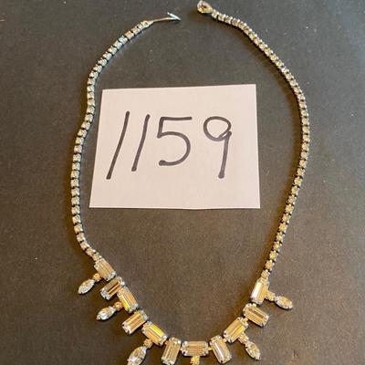 Vintage Rhinestone Necklace