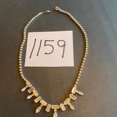 Vintage Rhinestone Necklace