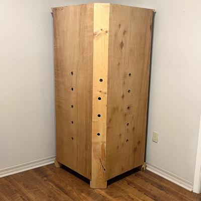 Custom Built ~ Solid Wood Corner Cabinet