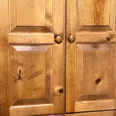 Custom Built ~ Solid Wood Corner Cabinet