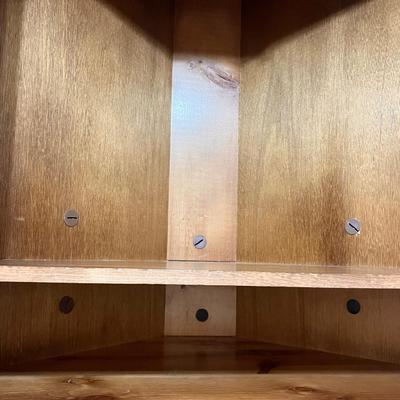 Custom Built ~ Solid Wood Corner Cabinet