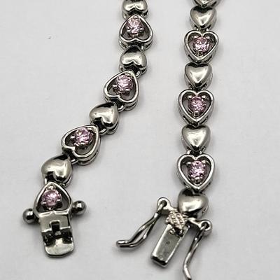 Pink Stones & 925 Silver Lot