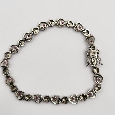 Pink Stones & 925 Silver Lot