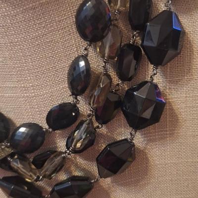 Talbot's 4 strand beaded necklace