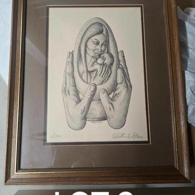"Faith" Limited Edition Pencil by Willard Stone