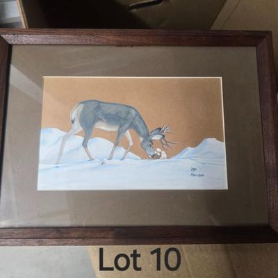 Deer- artwork by Percy Tsisete Sandy (Kai-sa)