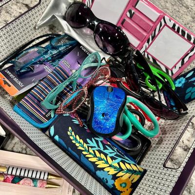 Basket of Readers and Office Etc. Some New