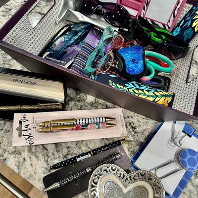 Basket of Readers and Office Etc. Some New