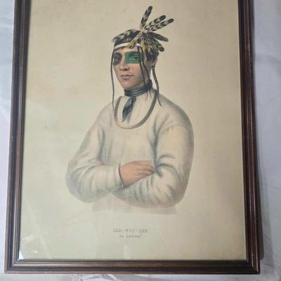 " An Ojibway" CAA-TOU-See by James Otto Lewis