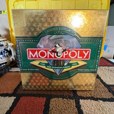 Monopoly 60th Anniversary Edition 1935-1995 Sealed / NOS
