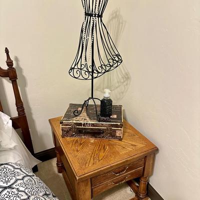 Side Table with Decor Included