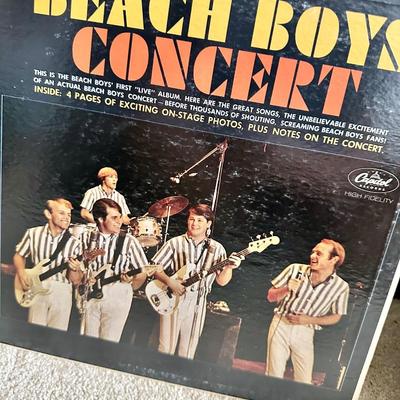 Large Lot of Vinyl Records 33's Over 50 included. Also, a Vinyl Storage Cabinet!
