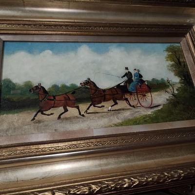 Carriage Ride. (Our title) by Phillip H Rideout