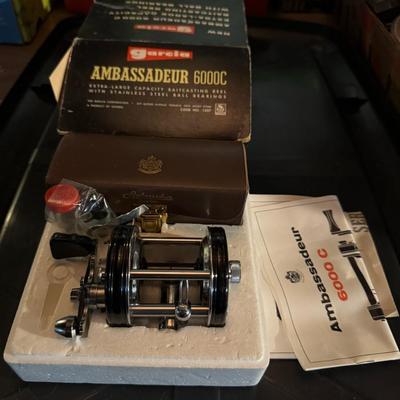 NOS Garcia Ambassadeur 6000C Lg. Capacity Bait casting Reel