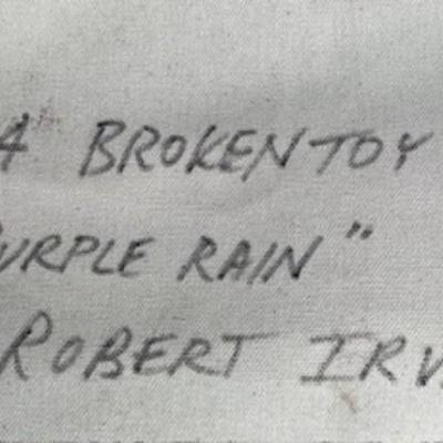 Robert Irving Signed Acrylic on Canvas