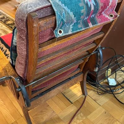 William Morris Style Chair 1/4 sawn golden oak