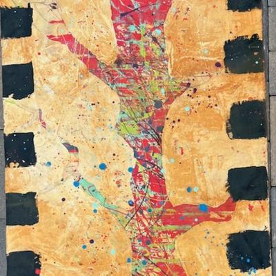 Broken Toy Collective Abstract on Canvas