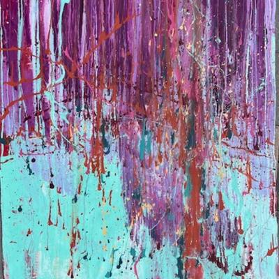Broken Toy Collective Abstract on Canvas