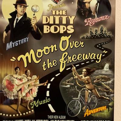 Warner Brothers poster The Ditty Bops / The moon over the Freeway poster